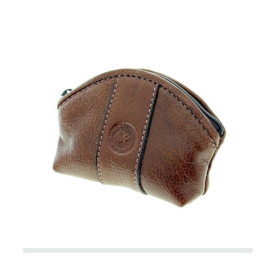 Soft cow leather coin pouch