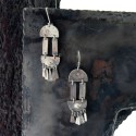 Aros de plata - diseño mapuche |El Boyero