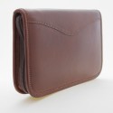 Cow leather travel organizer wallet