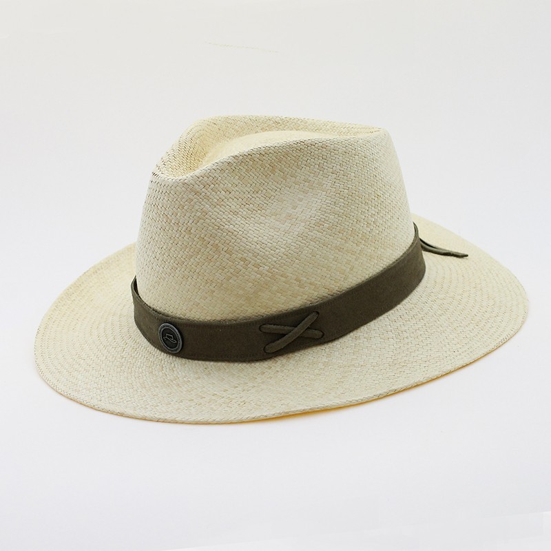 leather panama hat