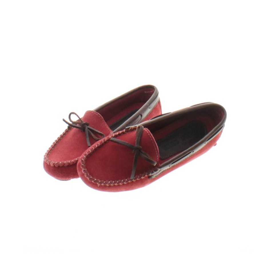 ladies suede loafers