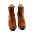 Capybara leather heeled ankle boots |El Boyero