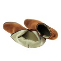 Capybara leather heeled ankle boots |El Boyero