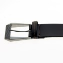 Cinturon cuero al corte con constura central |El Boyero